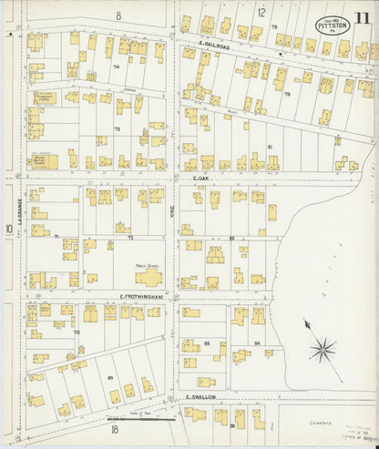 Sanborn Fire Insurance Map from Pittston, Luzerne County, Pennsylvania (1903), Sheet #0011 - Complete Map Set gallery image, historic Sanborn map, vintage wall art, Pennsylvania Pennsylvania