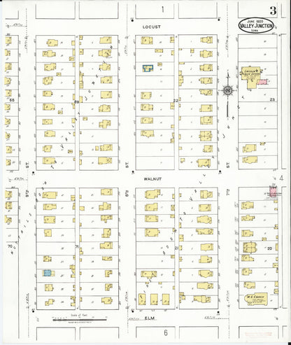Sanborn Fire Insurance Map from Valley Junction, Polk County, Iowa (1920), Sheet #0003 - Historic Sanborn Fire Insurance Map Print