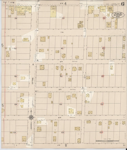 Sanborn Fire Insurance Map from Gearhart, Clatsop County, Oregon (1928), Sheet #0006 - Complete Map Set gallery image, historic Sanborn map, vintage wall art, Oregon Oregon