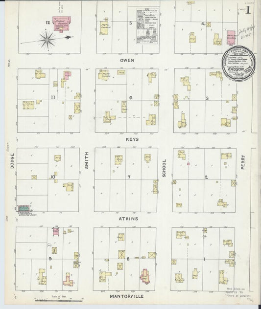 Sanborn Fire Insurance Map from Kasson, Dodge County, Minnesota. (1891) – Map View
