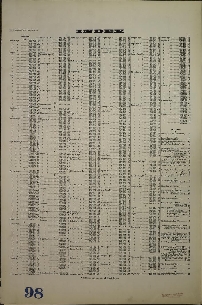 Sanborn Fire Insurance Map from Chicago, Cook County, Illinois. (1940) – Map View