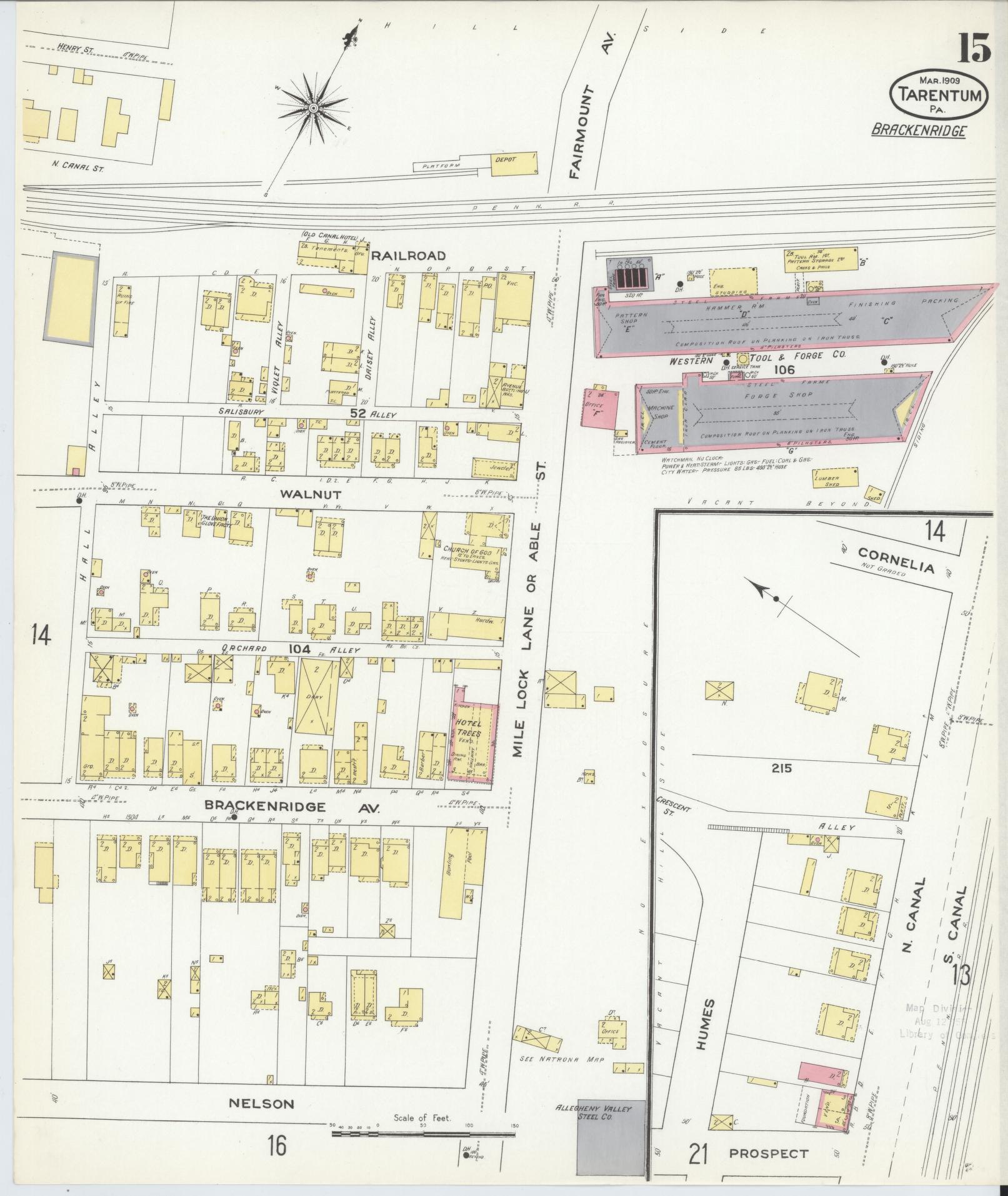 Sanborn Fire Insurance Map from Tarentum, Allegheny County ...