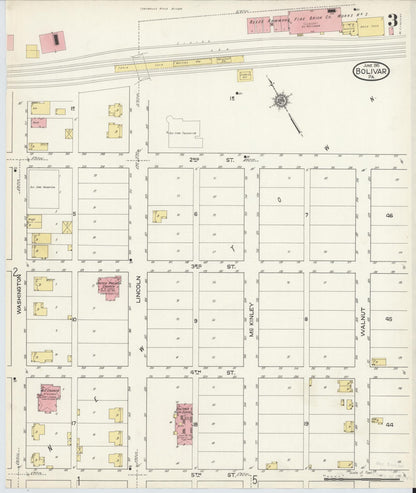 Sanborn Fire Insurance Map from Bolivar, Westmoreland County, Pennsylvania (1915), Sheet #0003 - Complete Map Set gallery image, historic Sanborn map, vintage wall art, Pennsylvania Pennsylvania