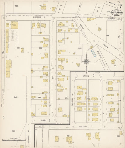Sanborn Fire Insurance Map from Mount Vernon, Skagit County, Washington (1912), Sheet #0007 - Complete Map Set gallery image, historic Sanborn map, vintage wall art, Washington Washington