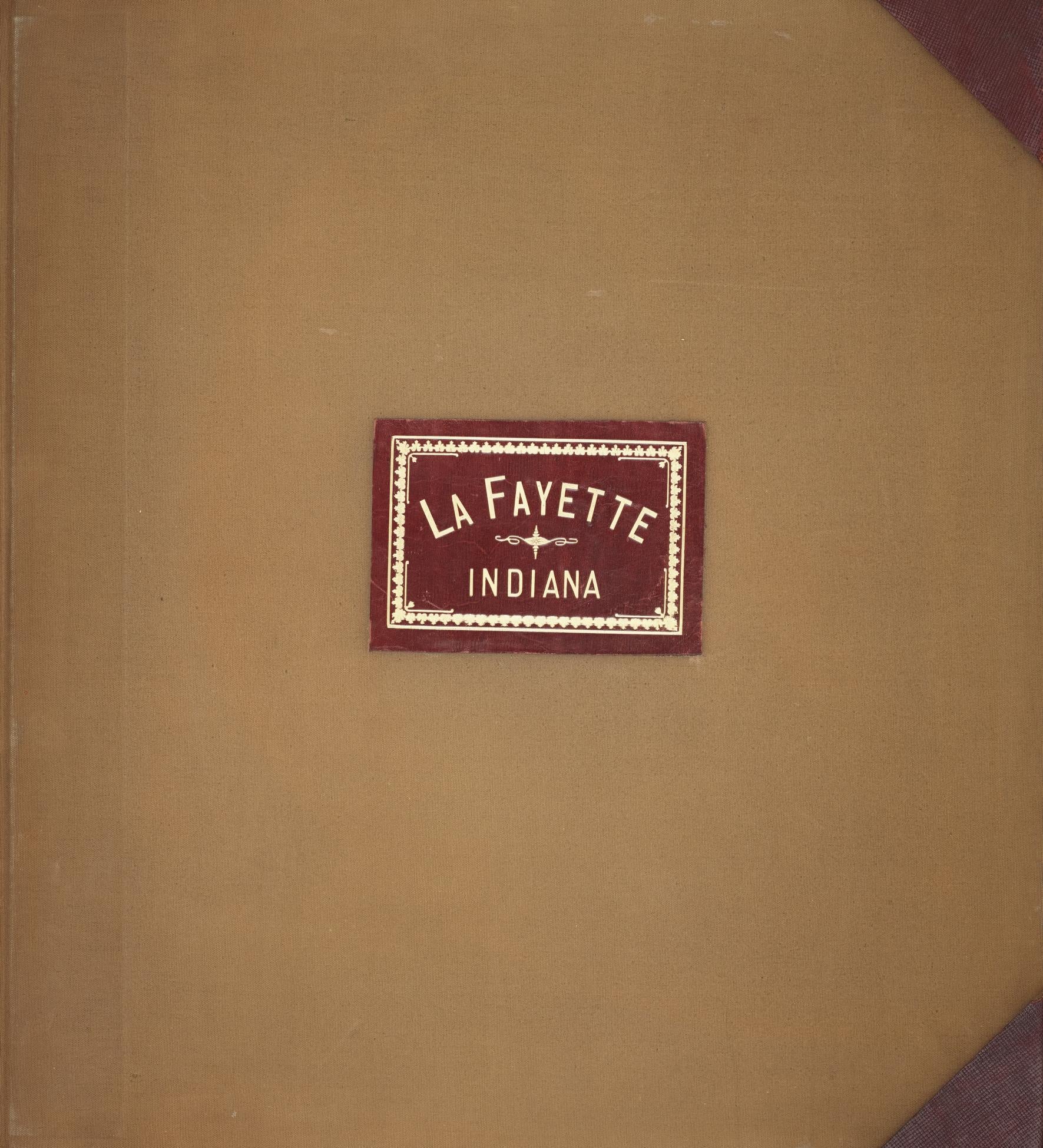 Sanborn Fire Insurance Map from Lafayette, Tippecanoe County, Indiana (1951), Sheet #0001 - Historic Sanborn Fire Insurance Map Print, vintage old map wall art, antique decor, genealogy gift, Indiana Indiana map