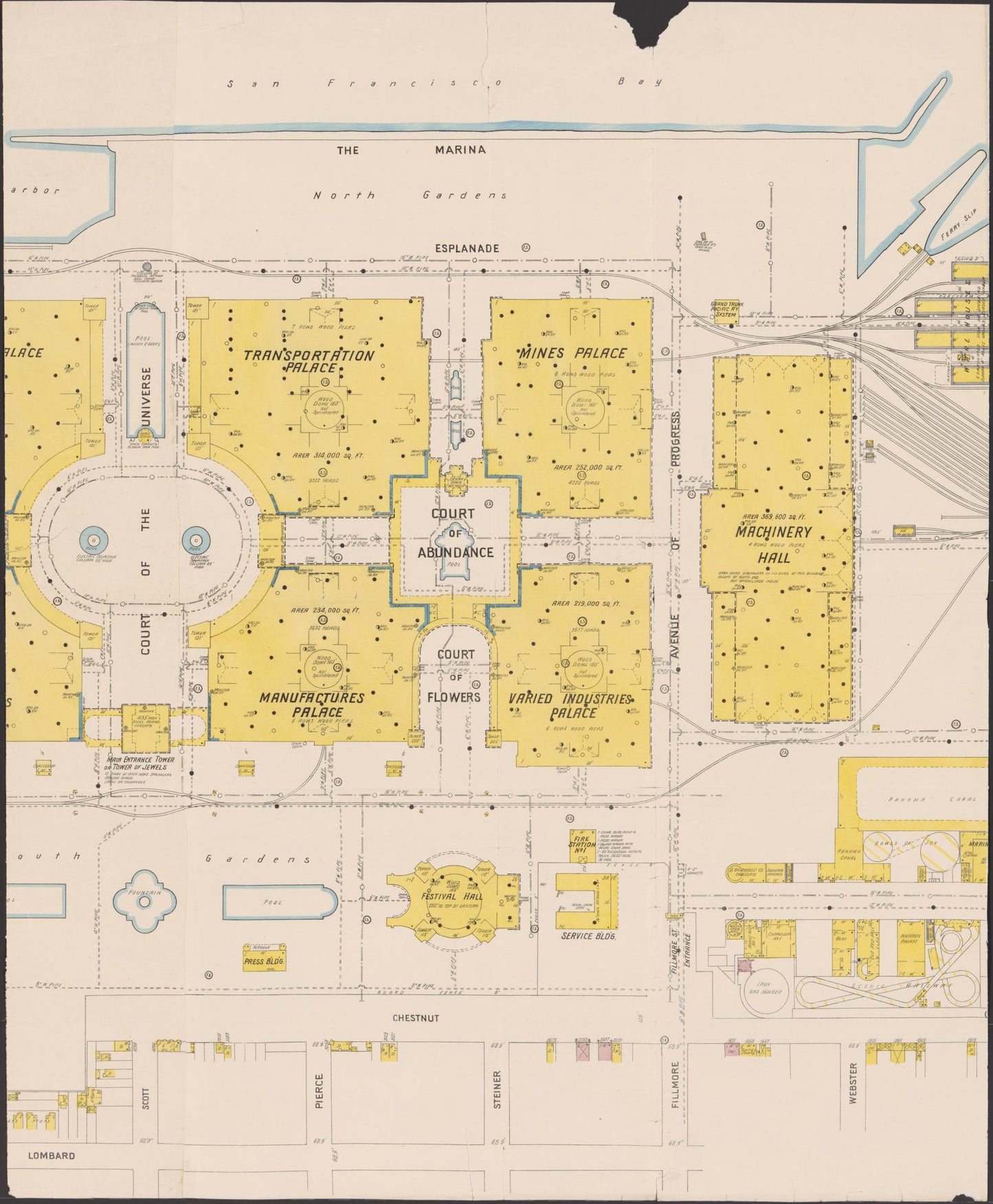 Sanborn Fire Insurance Map from San Francisco, San Francisco County, California (1915), Sheet #0002 - Complete Map Set gallery image, historic Sanborn map, vintage wall art, California California