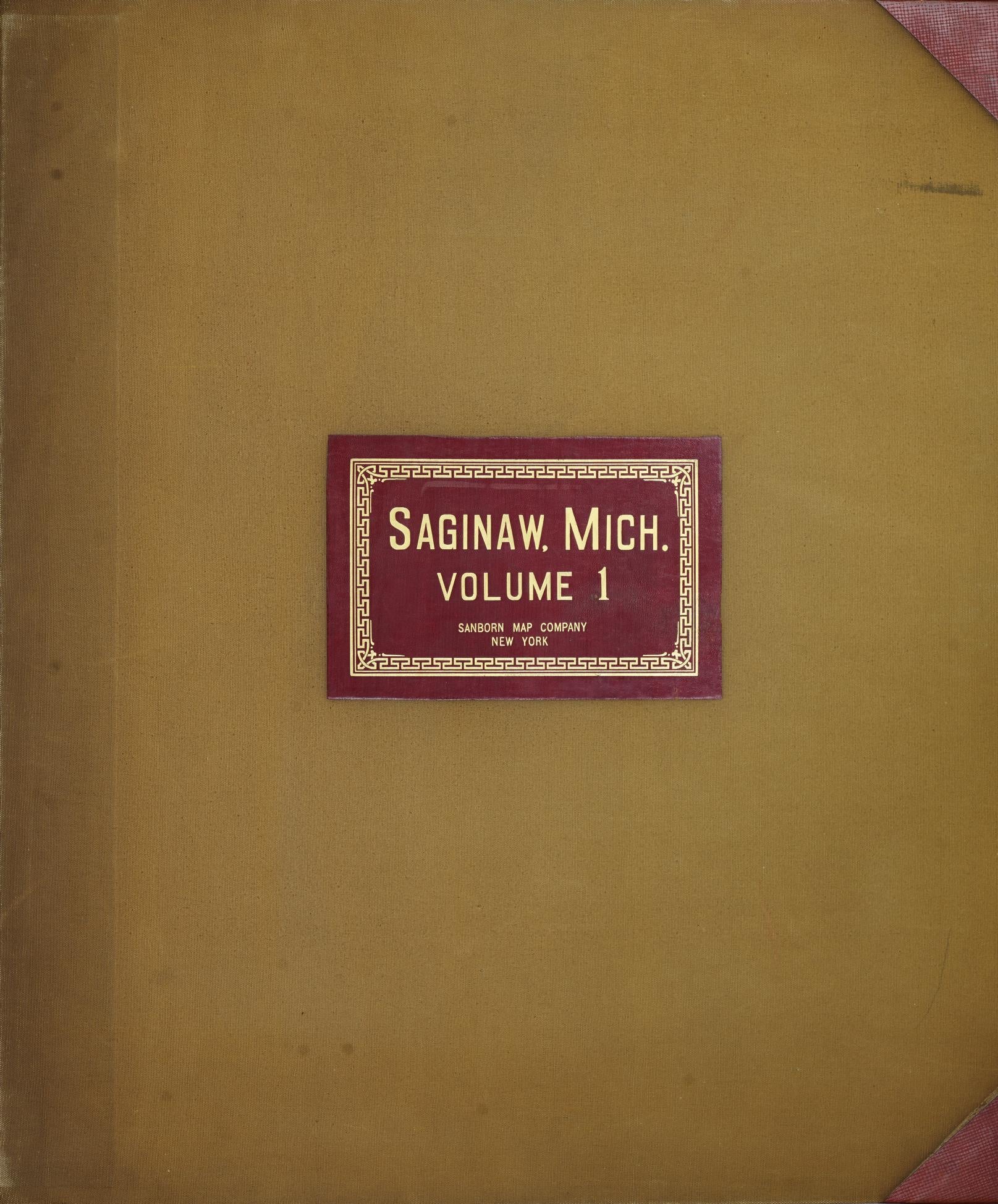 Sanborn Fire Insurance Map from Saginaw, Saginaw County, Michigan (1950), Sheet #0001 - Complete Map Set gallery image, historic Sanborn map, vintage wall art, Michigan Michigan