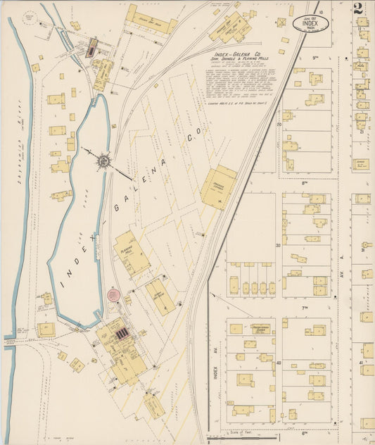Sanborn Fire Insurance Map from Index, Snohomish County, Washington (1917), Sheet #0002 - Historic Sanborn Fire Insurance Map Print, vintage old map wall art, antique decor, genealogy gift, Washington Washington map