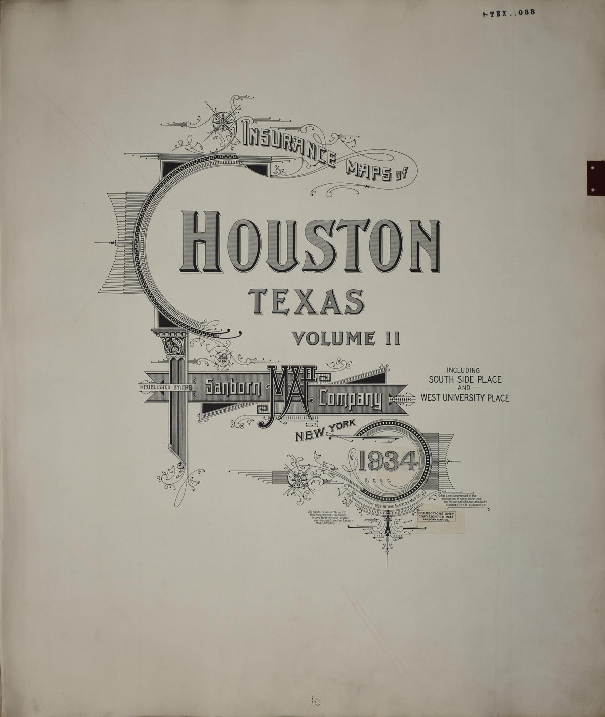 Sanborn Fire Insurance Map from Houston, Harris County, Texas (1950), Sheet #0001 - Complete Map Set gallery image, historic Sanborn map, vintage wall art, Texas Texas