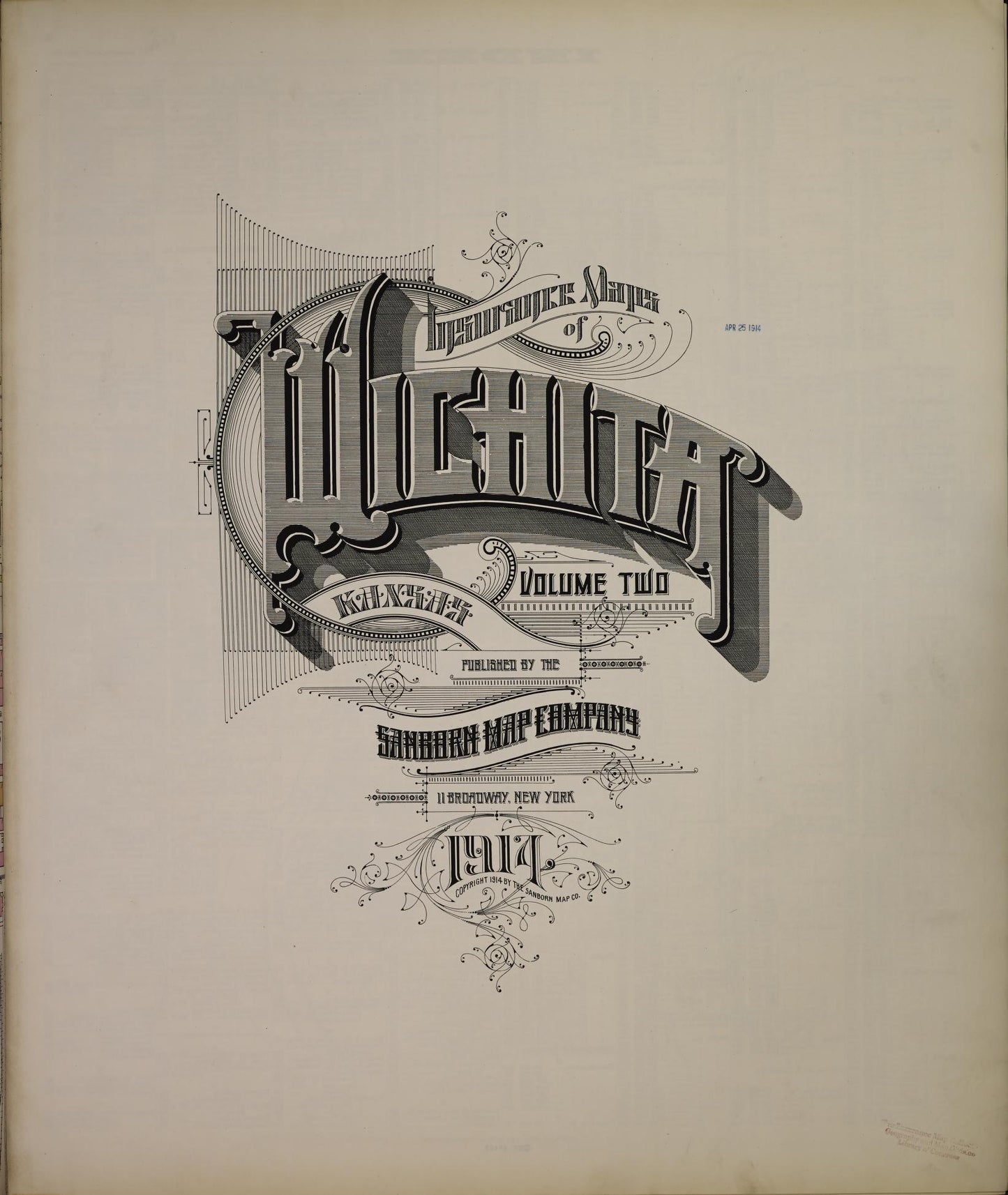 Sanborn Fire Insurance Map from Wichita, Sedgwick County, Kansas (1914), Sheet #0001 - Complete Map Set gallery image, historic Sanborn map, vintage wall art, Kansas Kansas