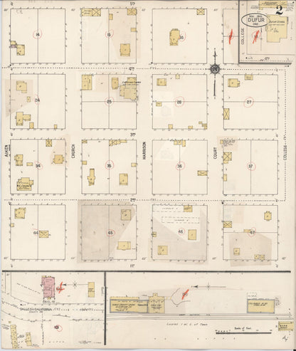 Sanborn Fire Insurance Map from Dufur, Wasco County, Oregon (1931), Sheet #0002 - Complete Map Set gallery image, historic Sanborn map, vintage wall art, Oregon Oregon