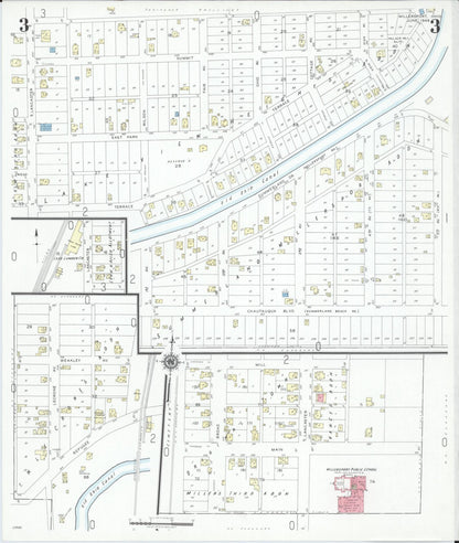 Sanborn Fire Insurance Map from Millersport, Fairfield County, Ohio (1946), Sheet #0003 - Complete Map Set gallery image, historic Sanborn map, vintage wall art, Ohio Ohio