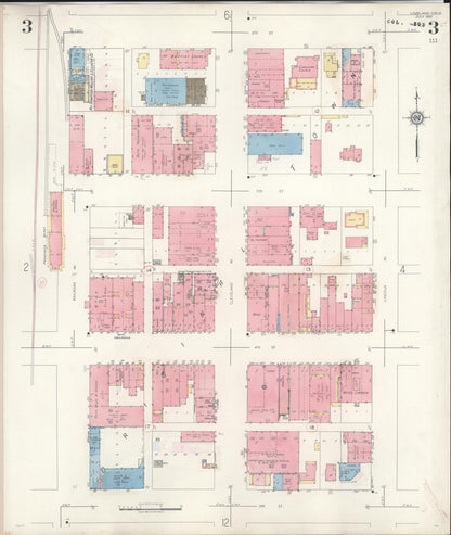 Sanborn Fire Insurance Map from Loveland, Larimer County, Colorado (1946), Sheet #0003 - Complete Map Set gallery image, historic Sanborn map, vintage wall art, Colorado Colorado