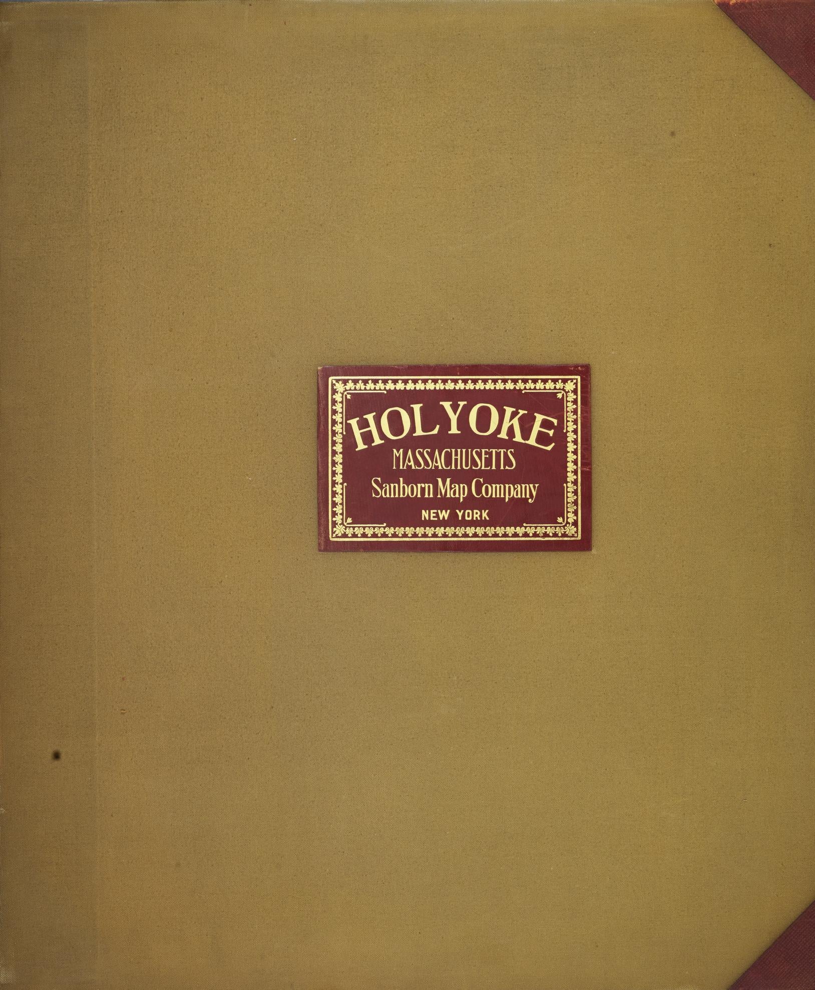 Sanborn Fire Insurance Map from Holyoke, Hampden County, Massachusetts (1949), Sheet #0001 - Historic Sanborn Fire Insurance Map Print, vintage old map wall art, antique decor, genealogy gift, Massachusetts Massachusetts map