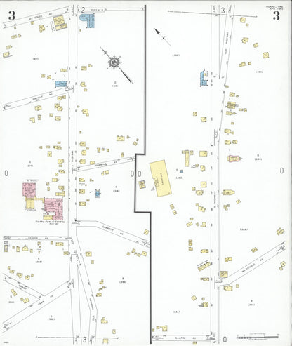 Sanborn Fire Insurance Map from Tigard, Washington County, Oregon (1950), Sheet #0003 - Complete Map Set gallery image, historic Sanborn map, vintage wall art, Oregon Oregon