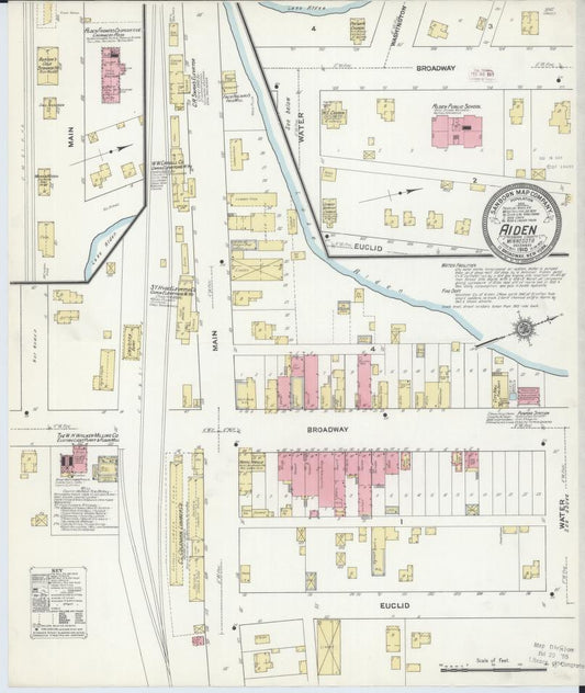 Sanborn Fire Insurance Map from Alden, Freeborn County, Minnesota. (1910) – Map View