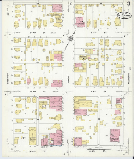 Sanborn Fire Insurance Map from Mount Carmel, Wabash County, Illinois (1910), Sheet #0003