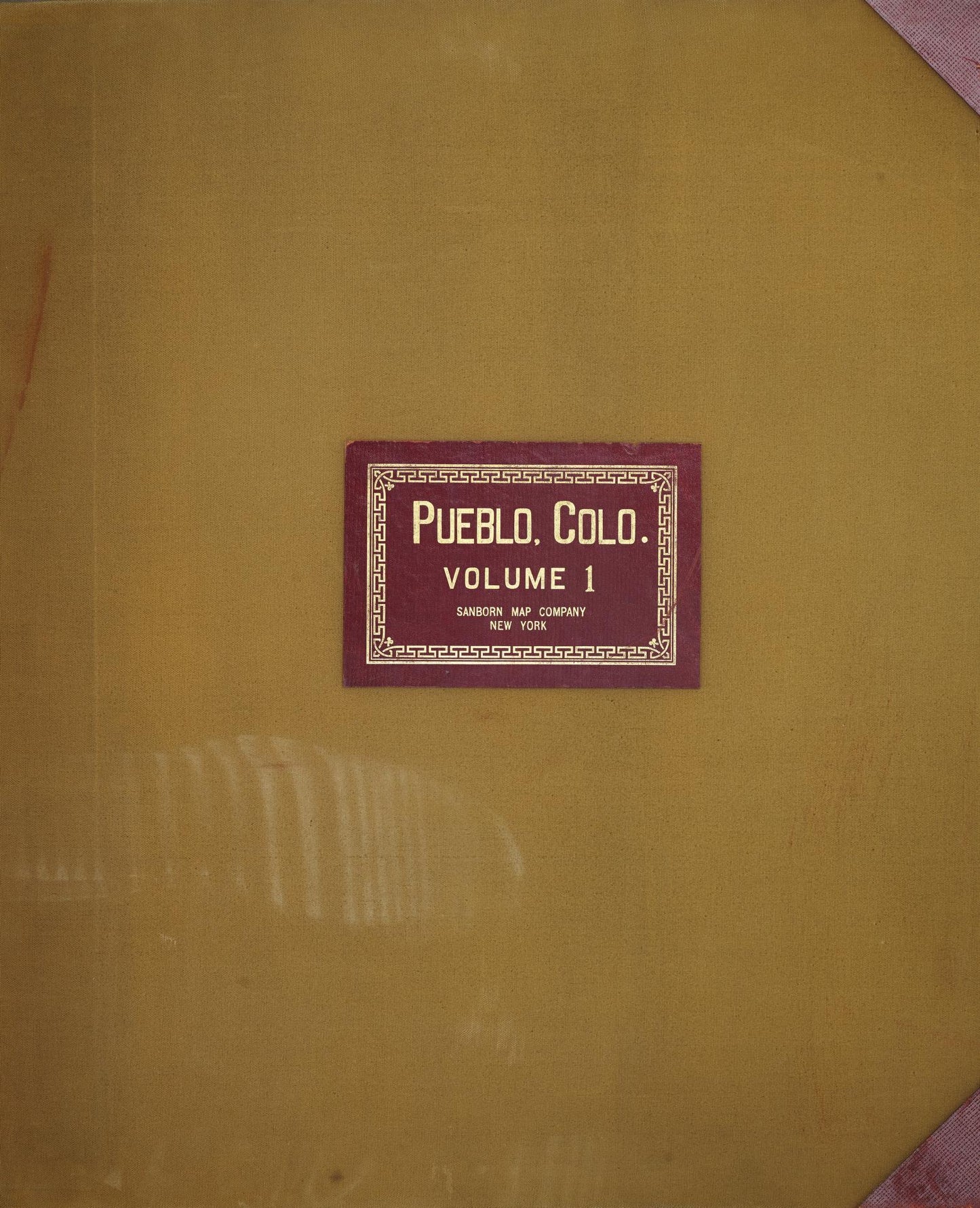Sanborn Fire Insurance Map from Pueblo, Pueblo County, Colorado (1951), Sheet #0001 - Historic Sanborn Fire Insurance Map Print, vintage old map wall art, antique decor, genealogy gift, Colorado Colorado map