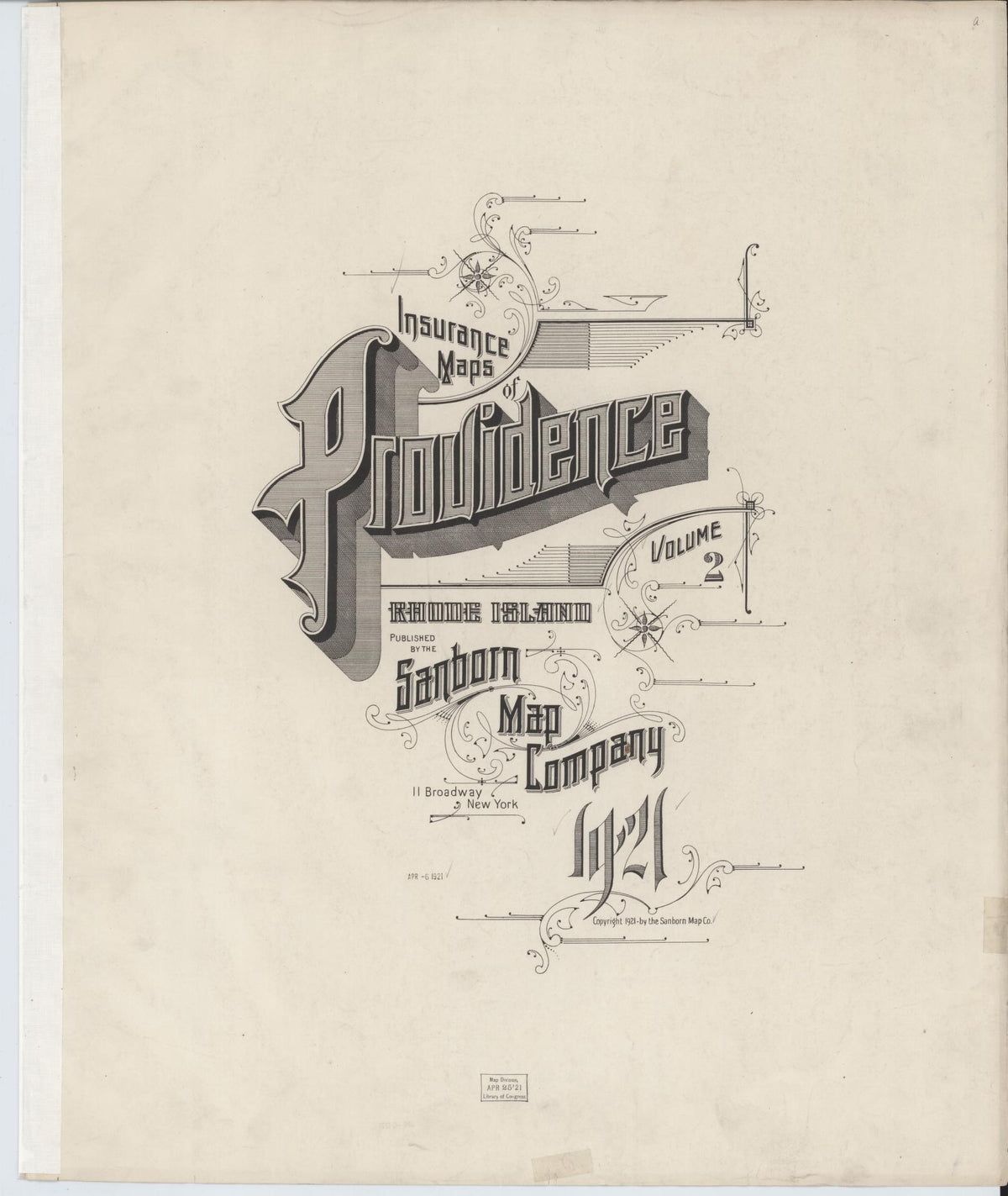 Sanborn Fire Insurance Map from Providence, Providence County, Rhode Island (1921), Sheet #0001 - Historic Sanborn Fire Insurance Map Print, vintage old map wall art, antique decor, genealogy gift, Rhode Island Rhode Island map