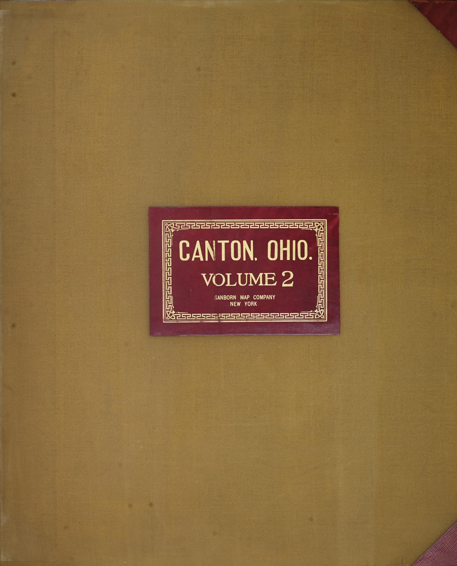 Sanborn Fire Insurance Map from Canton, Stark County, Ohio (1950), Sheet #0001 - Complete Map Set gallery image, historic Sanborn map, vintage wall art, Ohio Ohio
