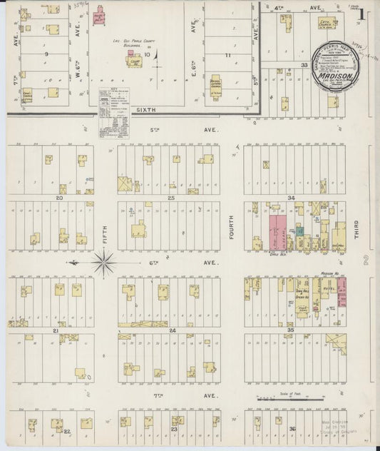 Sanborn Fire Insurance Map from Madison, Lac Qui Parle County, Minnesota. (1894) – Map View