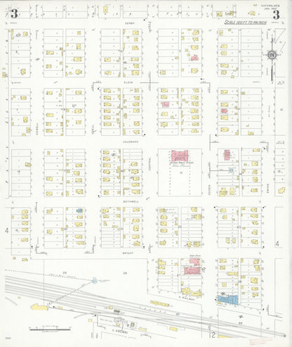 Sanborn Fire Insurance Map from Oxford, Harlan And Furnas County, Nebraska (1937), Sheet #0003 - Complete Map Set gallery image, historic Sanborn map, vintage wall art, Nebraska Nebraska
