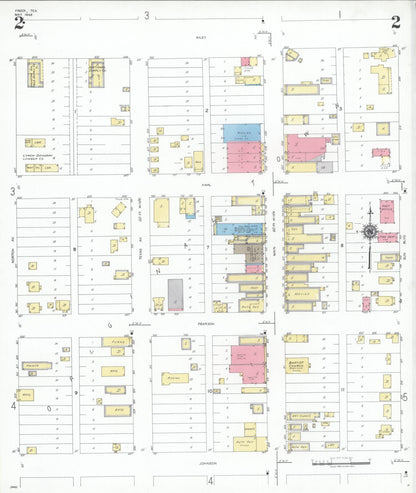 Sanborn Fire Insurance Map from Freer, Duval County, Texas (1948), Sheet #0002 - Complete Map Set gallery image, historic Sanborn map, vintage wall art, Texas Texas