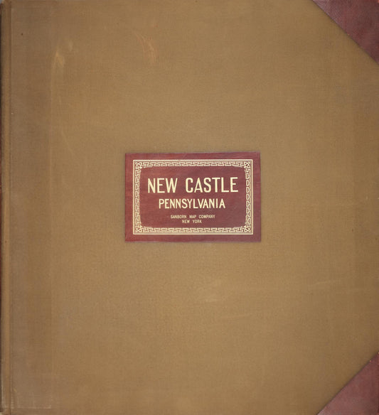 Sanborn Fire Insurance Map from New Castle, Lawrence County, Pennsylvania (1941), Sheet #0001 - Complete Map Set gallery image, historic Sanborn map, vintage wall art, Pennsylvania Pennsylvania
