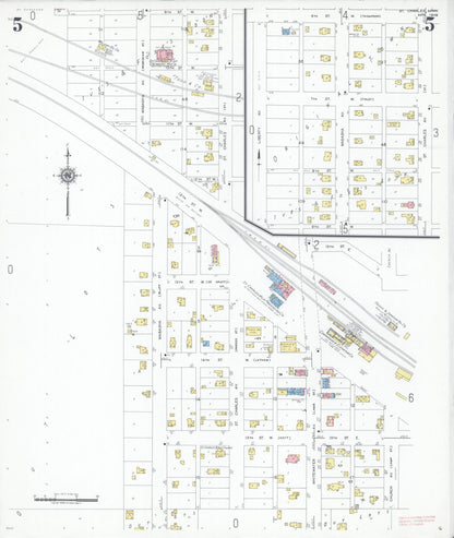 Sanborn Fire Insurance Map from Saint Charles, Winona County, Minnesota (1949), Sheet #0005 - Complete Map Set gallery image, historic Sanborn map, vintage wall art, Minnesota Minnesota