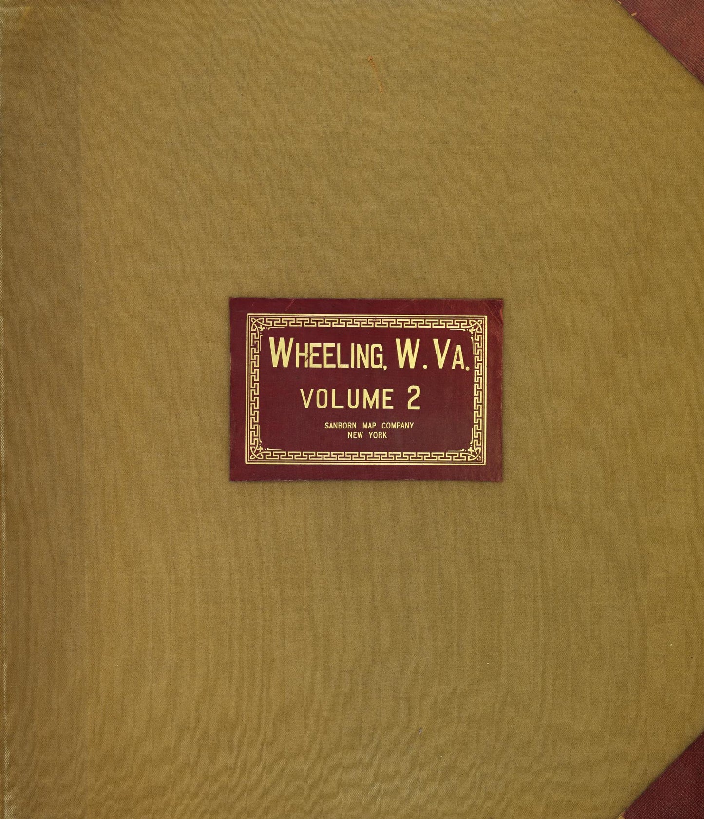Sanborn Fire Insurance Map from Wheeling, Ohio County, West Virginia (1951), Sheet #0001 - Historic Sanborn Fire Insurance Map Print, vintage old map wall art, antique decor, genealogy gift, Wheeling Ohio map