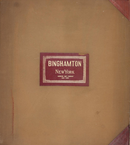 Sanborn Fire Insurance Map from Binghamton, Broome County, New York. (1950) – Historic Sanborn Fire Insurance Map Print