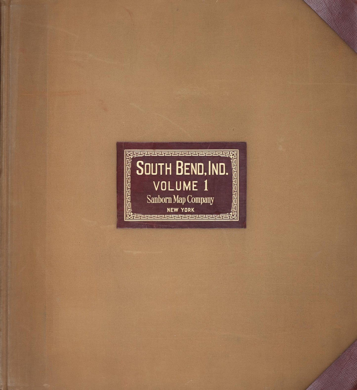 Sanborn Fire Insurance Map from South Bend, Saint Joseph County, Indiana (1949), Sheet #0001 - Complete Map Set gallery image, historic Sanborn map, vintage wall art, Indiana Indiana
