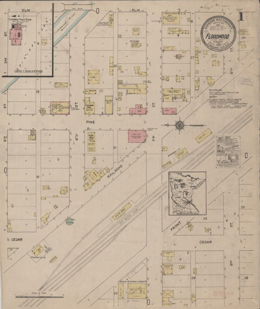 Sanborn Fire Insurance Map from Floodwood, Saint Louis County, Minnesota. (1922) – Map View