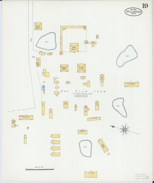 Sanborn Fire Insurance Map from Stillwater, Washington County, Minnesota (1904), Sheet #0019 - Historic Sanborn Fire Insurance Map Print, vintage old map wall art, antique decor, genealogy gift, Minnesota Minnesota map
