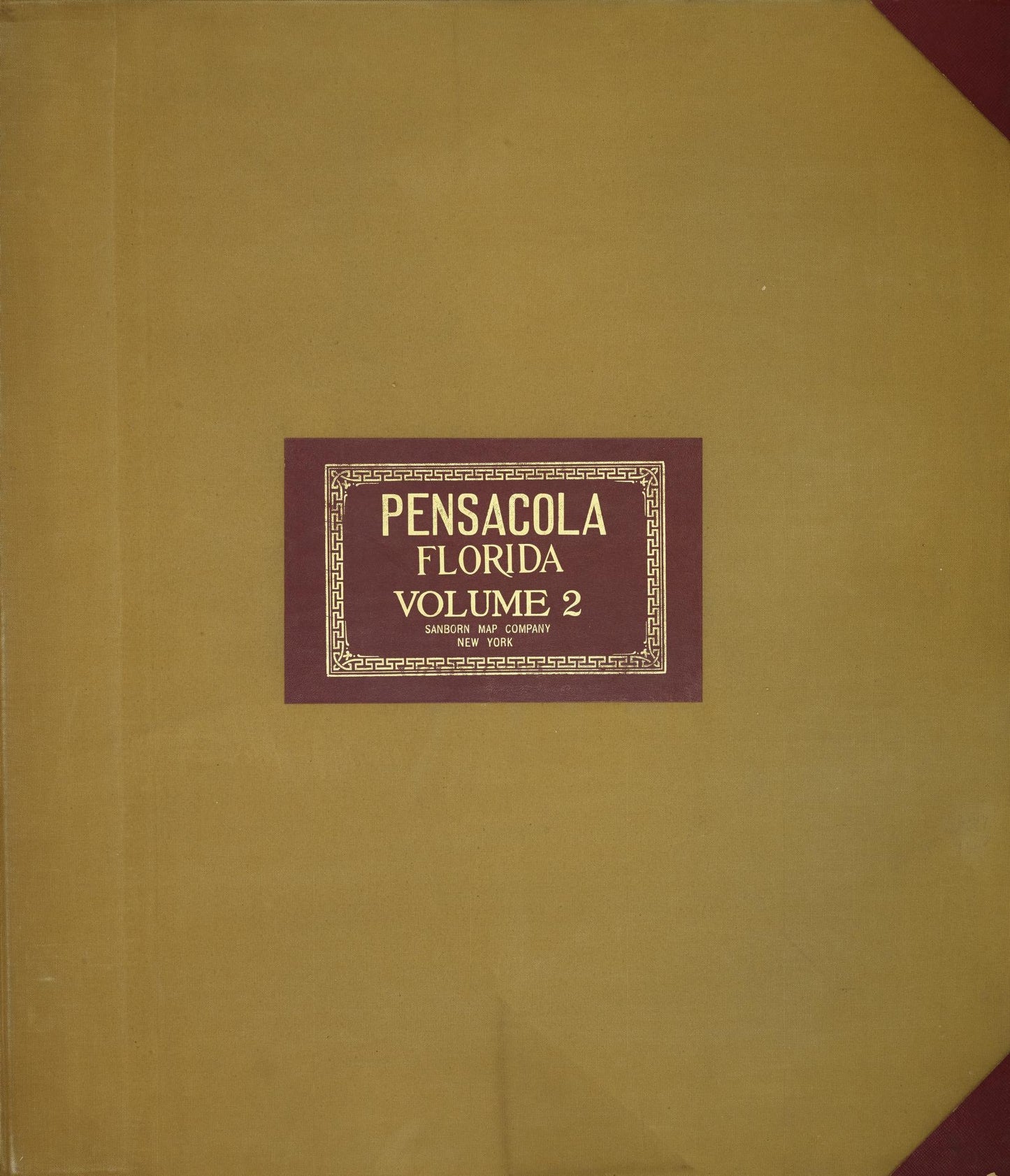 Sanborn Fire Insurance Map from Pensacola, Escambia County, Florida (1951), Sheet #0001 - Complete Map Set gallery image, historic Sanborn map, vintage wall art, Florida Florida