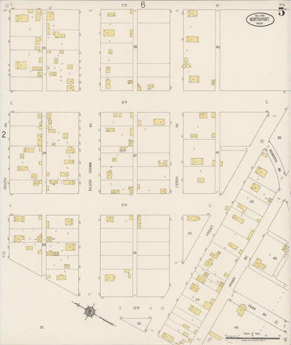 Sanborn Fire Insurance Map from Northport, Stevens County, Washington (1918), Sheet #0005 - Complete Map Set gallery image, historic Sanborn map, vintage wall art, Washington Washington