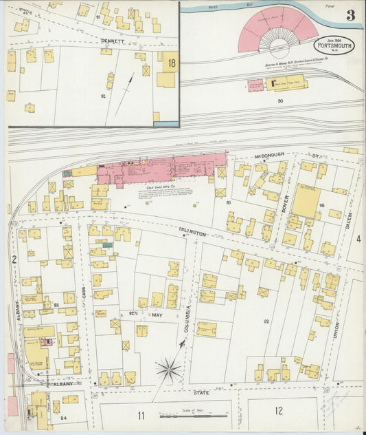 Sanborn Fire Insurance Map from Portsmouth, Rockingham County, New Hampshire (1904), Sheet #0003