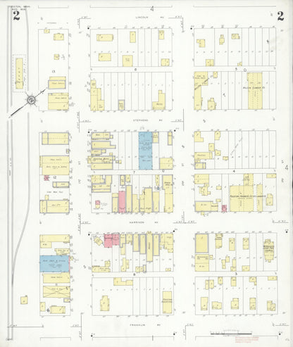 Sanborn Fire Insurance Map from Fosston, Polk County, Minnesota (1936), Sheet #0002 - Complete Map Set gallery image, historic Sanborn map, vintage wall art, Minnesota Minnesota