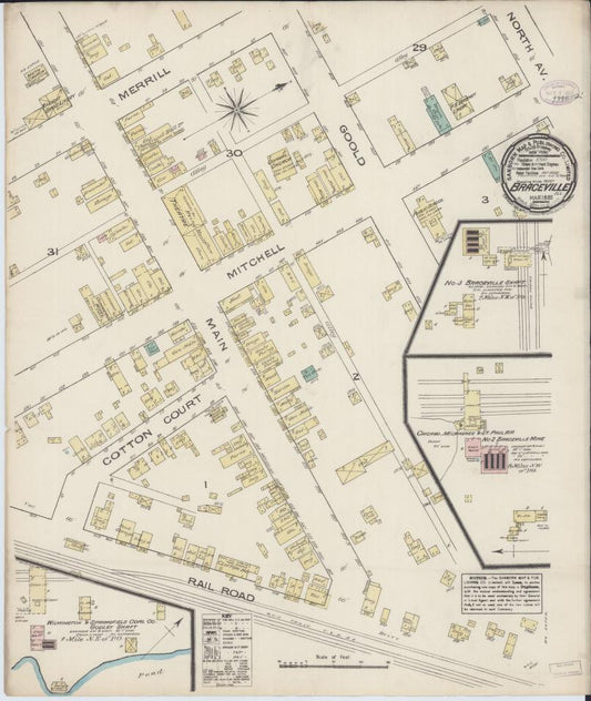 Sanborn Fire Insurance Map from Braceville, Grundy County, Illinois. (1885) – Map View