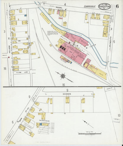 Sanborn Fire Insurance Map from Kingston, Luzerne County, Pennsylvania (1919), Sheet #0006 - Complete Map Set gallery image, historic Sanborn map, vintage wall art, Pennsylvania Pennsylvania