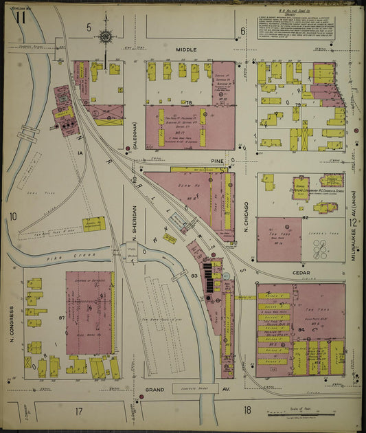 Sanborn Fire Insurance Map from Kenosha, Kenosha County, Wisconsin. (1918), Sheet 15