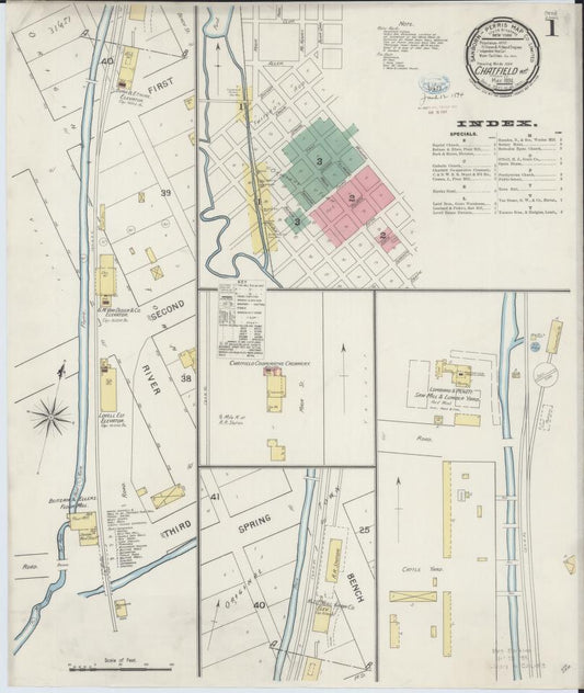 Sanborn Fire Insurance Map from Chatfield, Fillmore And Olmsted Counties, Minnesota. (1894) – Map View