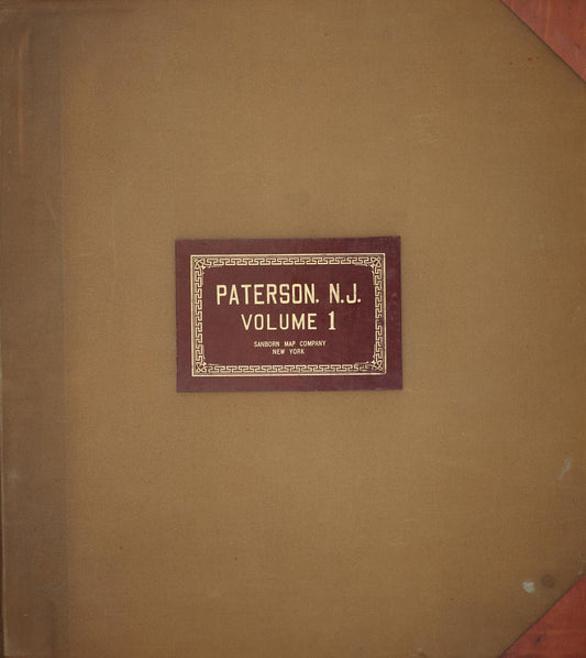 Sanborn Fire Insurance Map from Paterson, Passaic County, New Jersey. (1950) – Historic Sanborn Fire Insurance Map Print