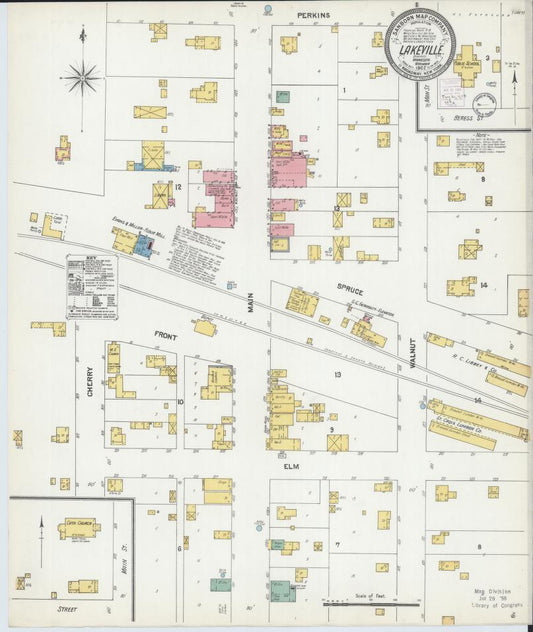 Sanborn Fire Insurance Map from Lakeville, Dakota County, Minnesota. (1902) – Map View