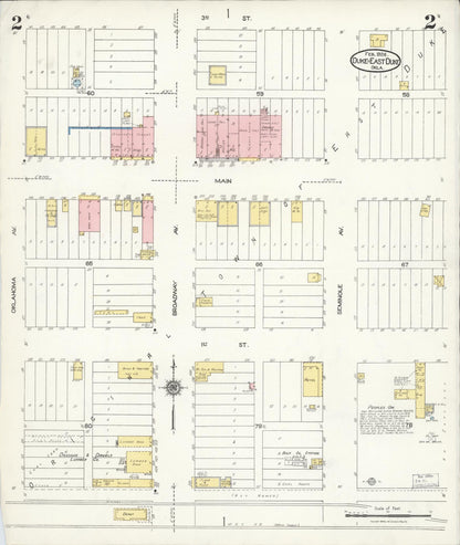 Sanborn Fire Insurance Map from Duke, Jackson County, Oklahoma (1924), Sheet #0002 - Complete Map Set gallery image, historic Sanborn map, vintage wall art, Oklahoma Oklahoma