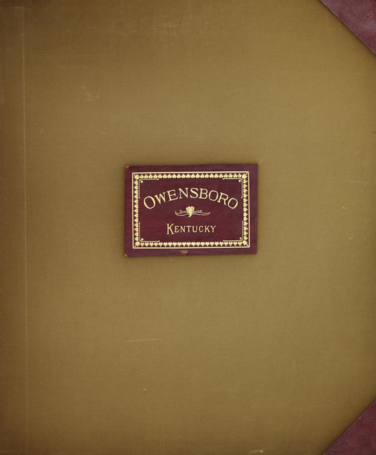 Sanborn Fire Insurance Map from Owensboro, Daviess County, Kentucky (1950), Sheet #0001 - Historic Sanborn Fire Insurance Map Print, vintage old map wall art, antique decor, genealogy gift, Kentucky Kentucky map