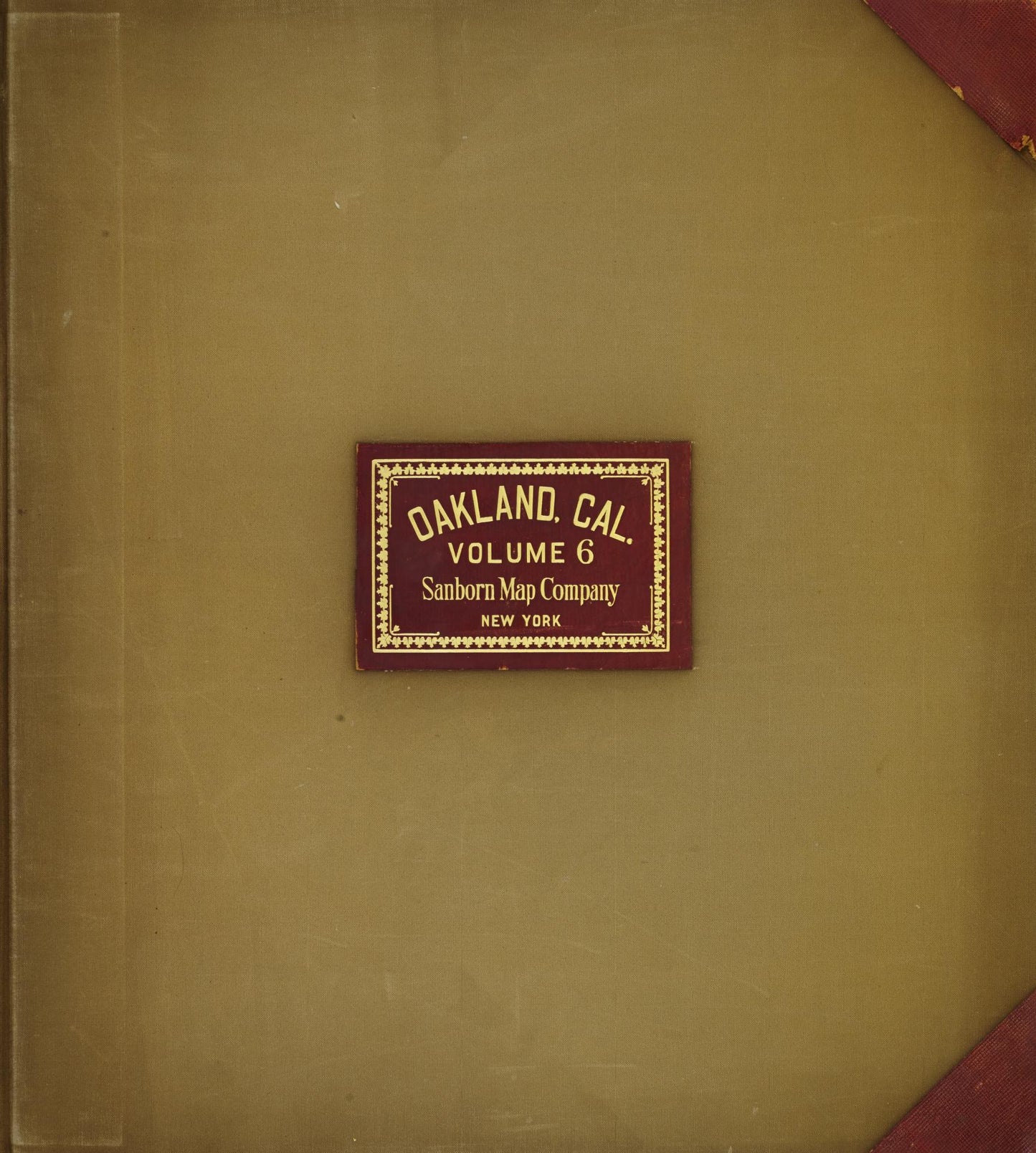 Sanborn Fire Insurance Map from Oakland, Alameda County, California (1950), Sheet #0001 - Complete Map Set gallery image, historic Sanborn map, vintage wall art, California California