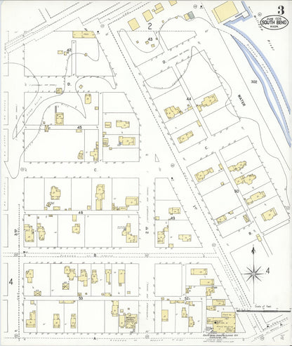 Sanborn Fire Insurance Map from South Bend, Pacific County, Washington (1909), Sheet #0003 - Complete Map Set gallery image, historic Sanborn map, vintage wall art, Washington Washington