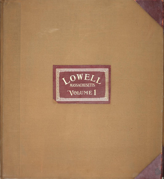 Sanborn Fire Insurance Map from Lowell, Middlesex County, Massachusetts (1950), Sheet #0001 - Complete Map Set gallery image, historic Sanborn map, vintage wall art, Massachusetts Massachusetts