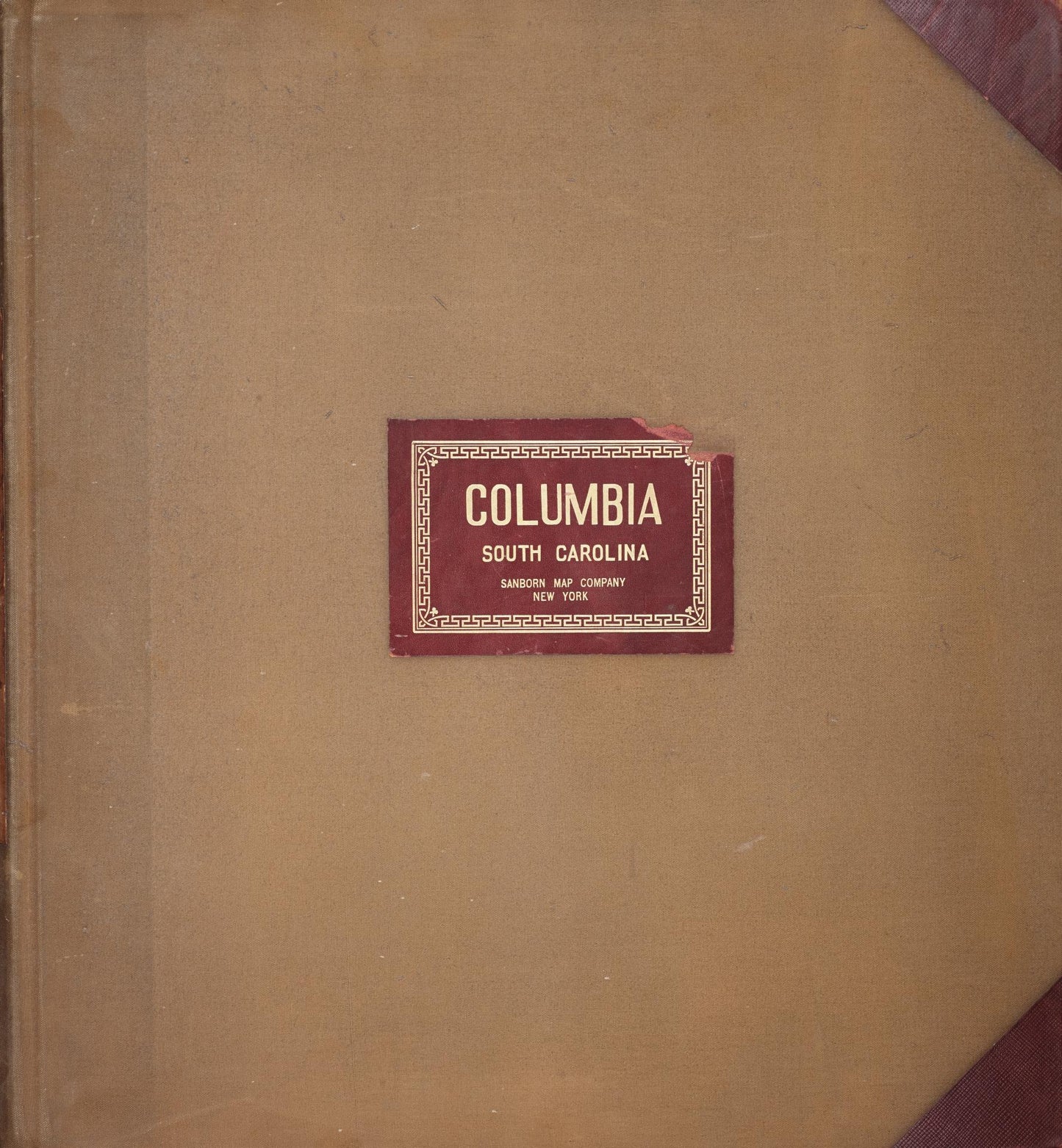 Sanborn Fire Insurance Map from Columbia, Richland County, South Carolina (1950), Sheet #0001 - Complete Map Set gallery image, historic Sanborn map, vintage wall art, South Carolina South Carolina
